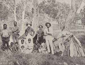 Aboriginal Camp by English Photographer