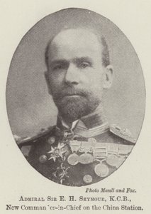 Admiral Sir E H Seymour, KCB, New Commander-in-Chief on the China Station by English Photographer