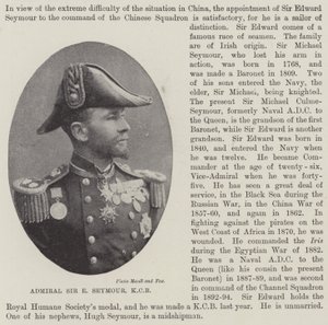 Admiral Sir E Seymour, KCB by English Photographer