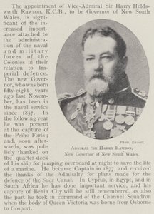 Admiral Sir Harry Rawson, New Governor of New South Wales by English Photographer