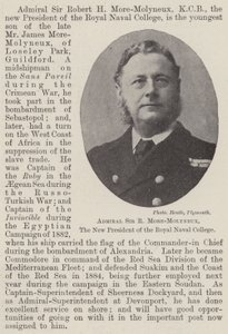 Admiral Sir R More-Molyneux, the new President of the Royal Naval College by English Photographer