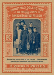 Advertisement for the London Barefoot Mission by English Photographer