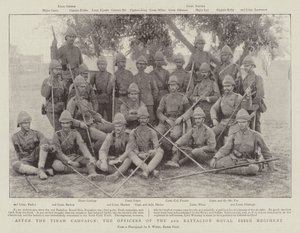 After the Tirah Campaign, the Officers of the 2nd Battalion Royal Irish Regiment
