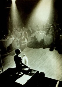 Beatrice Lillie, a Revue Artist in the 1920s Under a Spotlight at the Cafe de Paris by English Photographer