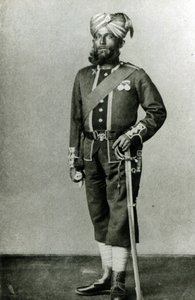 Bengal Infantryman, c.1900 by English Photographer
