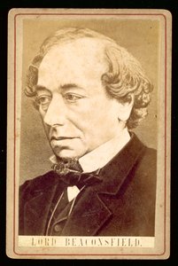 Benjamin Disraeli, Lord Beaconsfield, portrait by English Photographer