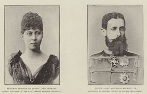 Betrothal of Princess Victoria of Prussia by English Photographer