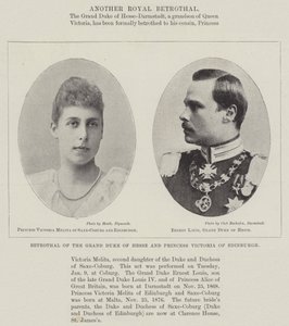Betrothal of the Grand Duke of Hesse and Princess Victoria of Edinburgh