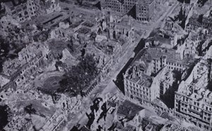 Bombed ruins of Berlin, Germany, World War II