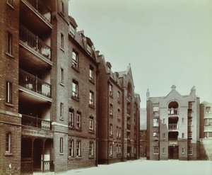 Borough Road Estate: residential tenements, London by English Photographer