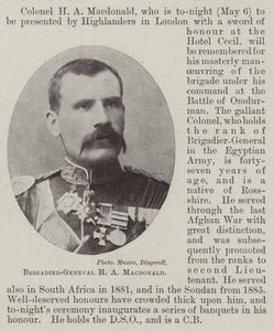 Brigadier-General H A Macdonald by English Photographer