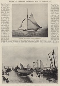 British and American Competitors for the America Cup