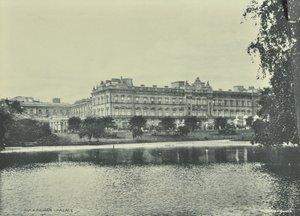 Buckingham Palace, Westminster: general view, 1896 by English Photographer