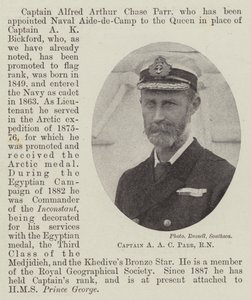 Captain A A C Parr, RN by English Photographer