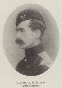Captain A G Dallas, 16th Lancers by English Photographer