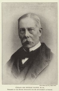 Captain Sir Douglas Galton, President of the British Association for the Advancement of Science by English Photographer