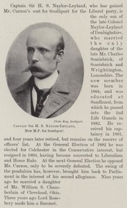 Captain Sir H S Naylor-Leyland, New MP for Southport by English Photographer