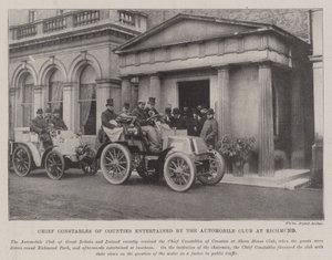 Chief Constable of Counties Entertained by the Automobile Club at Richmond