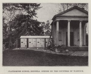 Clayesmore School, Kennels, Opened by the Countess of Warwick by English Photographer