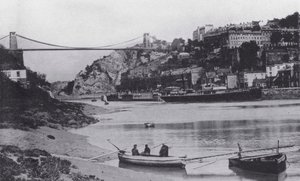 Clifton and Suspension Bridge by English Photographer