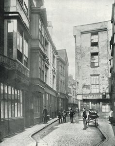 Cloth Fair, a Quaint Bit of Old London by English Photographer