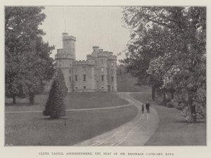 Cluny Castle, Aberdeenshire, the Seat of Sir Reginald Cathcart, Baronet by English Photographer