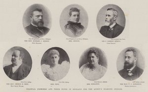 Colonial Premiers and Their Wives in England for the Queen