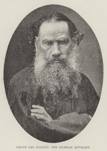 Count Leo Tolstoy, the Russian Novelist by English Photographer