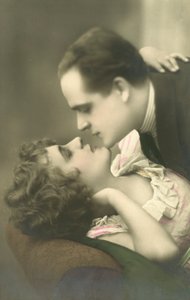 Couple Kissing by English Photographer