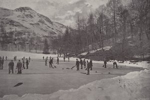 Curling at Birnam by English Photographer