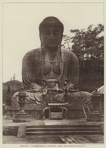 Daibutsu, The Sacred Buddha, at Kamakura, Japan by English Photographer