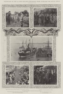 Departure of the 8th New Zealand Contingent from Auckland for South Africa