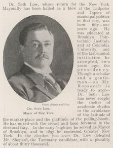 Dr Seth Low, Mayor of New York