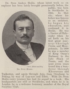 Dr Sven Hedin by English Photographer