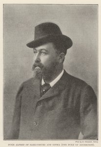 Duke Alfred of Saxe-Coburg and Gotha, the Duke of Edinburgh