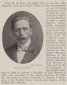 Earl De La Warr by English Photographer