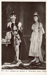 Edward, Prince of Wales and Mary, Princess Royal by English Photographer