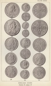 English Coins, Charles II, James II by English Photographer