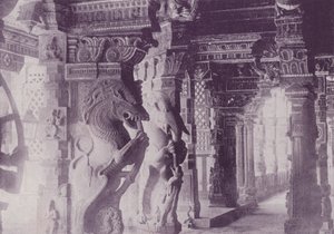 Entrance to the Golden Lily Tank, Madurai by English Photographer