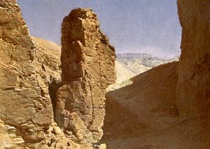 Entrance to the tomb of Seti I by English Photographer