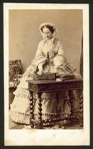 Eugenie, Empress Consort of the French by English Photographer