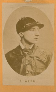 F Webb, jockey by English Photographer