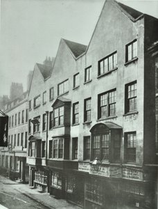 Fetter Lane, rear of Barnards Inn, City of London, 1879 by English Photographer