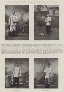 Filipino Generals operating against the United States around Manila