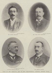 Four of the Principal Men of the Johannesburg National Reform Union by English Photographer