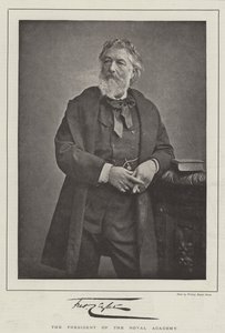 Frederic Leighton, the President of the Royal Academy
