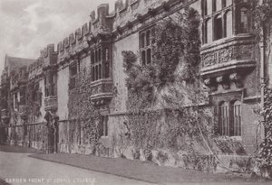 Garden Front, St Johns College by English Photographer