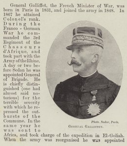 General Galliffet by English Photographer