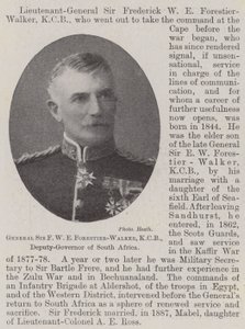 General Sir F W E Forestier-Walker, KCB, Deputy-Governor of South Africa
