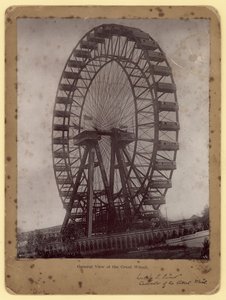 General View of the Great Wheel, Earls Court, London by English Photographer